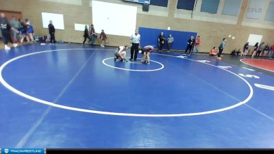 170lbs Cons. Round 2 - Alicia Martinez, Sunnyside (Girls) vs Madelyn Lawson, Yelm (Girls)