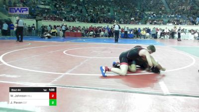 120 lbs Round Of 64 - Weston Johnson, Hilldale vs Jacob Pavon, Edmond Santa Fe