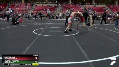 120 lbs Cons. Round 4 - Max Crane, MAC Wrestling Club vs Austin Martin, Nebraska Boyz