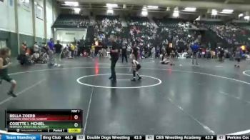 39-41 lbs Round 5 - Bella Zoerb, Warrior Wrestling Academy vs Cosette I. McNiel, Nebraska Wrestling Academy