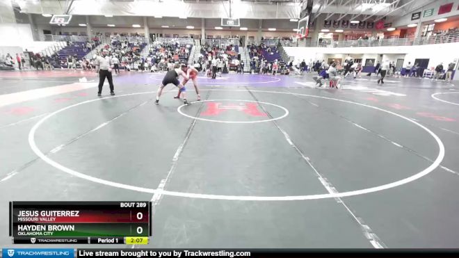 165 lbs Cons. Round 4 - Hayden Brown, Oklahoma City vs Jesus Guiterrez, Missouri Valley