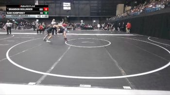 157 lbs Champ. Round 1 - Brandon Bollinger, Missouri Baptist University vs Sam Humphrey, Embry-Riddle (Ariz.)