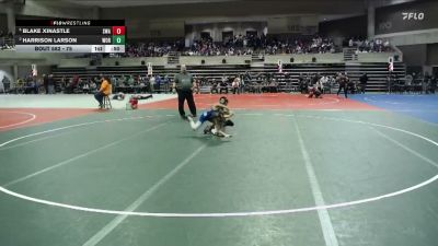 75 lbs Semifinal - Blake Xinastle, Summit Wrestling Academy vs Harrison Larson, Worthington