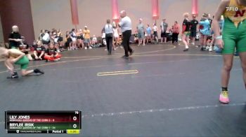 78 lbs Round 3 (4 Team) - BryLee Irsik, Nebraska Queens Of The Corn 1 vs Lily Jones, Nebraska Queens Of The Corn 3