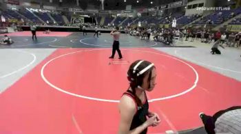 88 lbs Consi Of 4 - Harlow Brunhoeber, Fort Carson MS vs Regan Huppenthal, Brighton WC