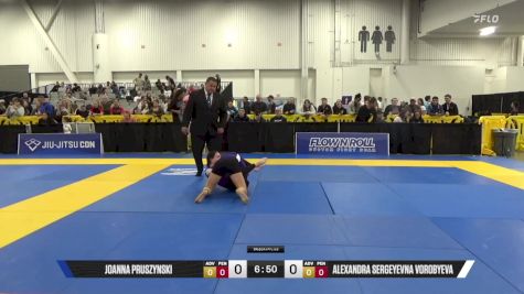 Alexandra Sergeyevna Vorobyeva vs Joanna Pruszynski 2025 World IBJJF Jiu-Jitsu No-Gi Championship