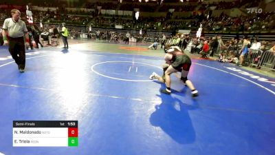 152 lbs Semifinal - Nicholas Maldonado, Notorious Wrestling Club vs Enzo Triola, RedNose Wrestling School