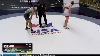 145 lbs Champ. Round 2 - Isaac Woods, California vs Muhibdin Farukh, Swamp Monsters Wrestling Club