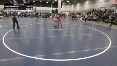 126 lbs Champ. Rd Of 64 - Luke Thompson, Mat Rat Wrestling Club vs Deaven Montanez, Youth Impact Center Wrestling Club