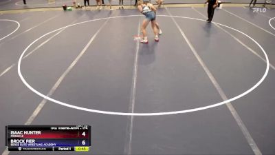 175 lbs Quarterfinal - Isaac Hunter, Pinnacle vs Brock Fier, Berge Elite Wrestling Academy