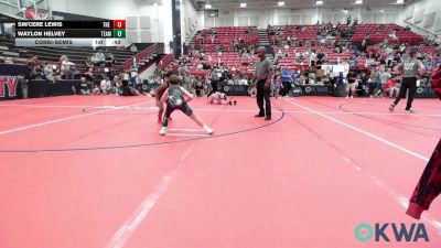 Consolation - Sin'Cere Lewis, The Academy Wichita Kansas vs Waylon Helvey, Team Guthrie Wrestling