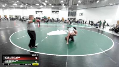 184 lbs Champ. Round 1 - Jackson Sapp, UW-Parkside vs Achilles Clarke, Maryville University