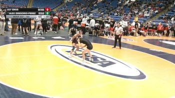 100 lbs Cons. Semi - Alex Gregorio-Perez, DeKalb vs Lily Enos, Batavia