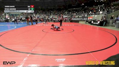 55 lbs Round Of 32 - Owen Davis, Powerhouse Wrestling Club vs Ryan Amorim, Morris Fitness