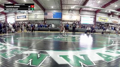 135 lbs 3rd Place Match - Madison Rivera, West Wendover vs Ashton Elliot, Coronado