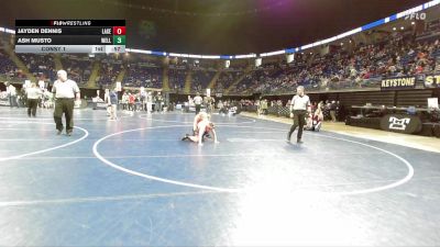 135 lbs Consy 1 - Jayden Dennis, Lake Lehman vs Ash Musto, Wellsboro