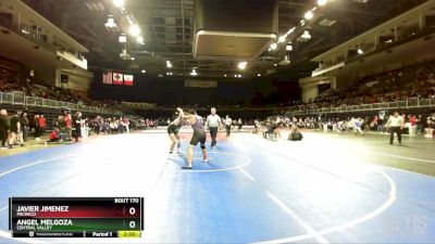 175 lbs Champ. Round 1 - Javier Jimenez, Pacheco vs Angel Melgoza, Central Valley