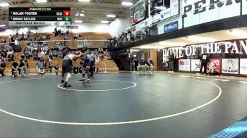 190 lbs 3rd Place Match - Nolan Foster, Mass. Jackson vs Brian Taylor, North Ridgeville