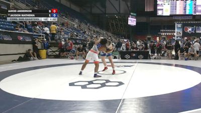 215 lbs Cons. Sub-quarters - Jarod Anderson, Iowa vs Jaxson Mathenia, Illinois
