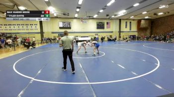 133 lbs Cons. Round 2 - Tyler Evitts, Aurora Universtiy vs Max Vander Meide, Linfield