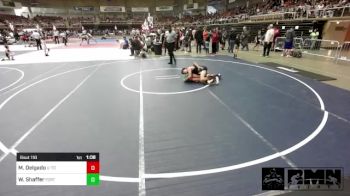 109 lbs Semifinal - Maddox Delgado, U-Town Hammers vs Wyatt Shaffer, Fort Lupton