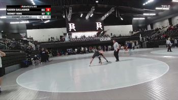 165 lbs Champ. Round 2 - Sidney King, Northern Oklahoma College-Tonkawa vs Kaden Gallagher, Murray State