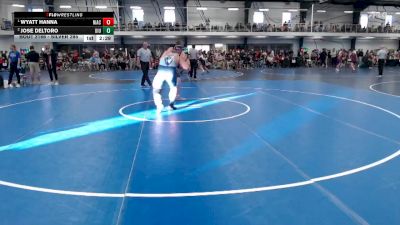 Silver 285 lbs Cons. Round 2 - Jose DelToro, Upper Iowa vs Wyatt Hanna, North Iowa Area Community College
