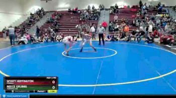 126 lbs Semifinal - Wyatt Heffington, Powell vs Reece Grubbs, Torrington