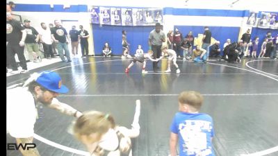 52 lbs Consi Of 8 #2 - Cainen Sitzman, Tulsa Blue T Panthers vs Hudson Hughes, Berryhill Wrestling Club