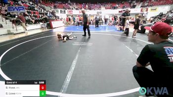 43 lbs Consi Of 4 - Baker Hyso, Jay Wrestling Club vs Grant Lowe, Prairie Grove Youth Wrestling