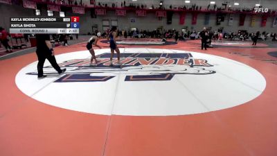 110 A Cons. Round 3 - Kayla Shota, University Of Providence vs Kayla Mckinley-Johnson, Menlo College