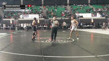 7A 132 lbs Cons. Round 2 - Jonathan Davidson, Sparkman vs Braiden Benefield, Huntsville