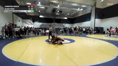 152 lbs Champ. Round 1 - Christian Garcia, Sjhs vs Elijah Voce, Lake Arrowhead