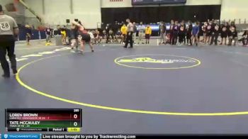 285 lbs Finals (4 Team) - Tate McCauley, Tioga Sr HS vs Loren Brown, Canisteo-Greenwood Sr HS