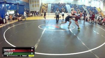 215 lbs Round 7 (8 Team) - Jack Bour, Avalon WV vs Damian Soto, Alpha Dogs