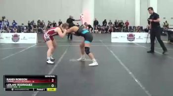 136 lbs Semis & 3rd Wb (16 Team) - Randi Robison, Campbellsville University vs Leilani Rodriguez, Grand View