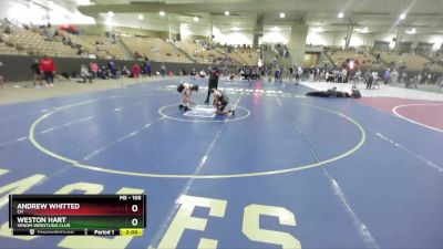 105 lbs Quarterfinal - Andrew Whitted, CH vs Weston Hart, Venom Wrestling Club