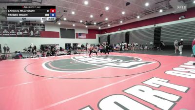 120 lbs Round 1 (12 Team) - Saraval McGregor, 5280 TWO vs Raegen Risler, Victory School Of Wrestling
