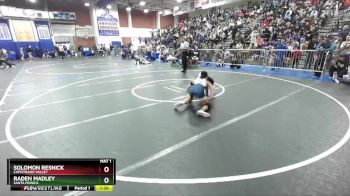 120 lbs Champ. Round 1 - Raden Madley, Santa Monica vs Solomon Resnick, Capistrano Valley