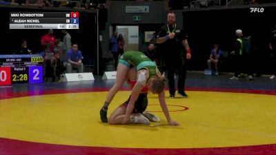 68kg Semifinal - Miki Rowbottom, Dinos WC vs Aleah Nickel, Edmonton WC