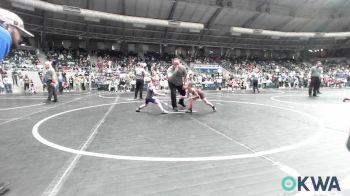 46 lbs Round Of 64 - Harlow Bevins, Rough Riders vs Brooks Kilmer, Harrah