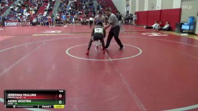 144 lbs Quarters & Wb (16 Team) - Jeremiah Mullins, Pinson Valley vs Aiden Wooten, Arab