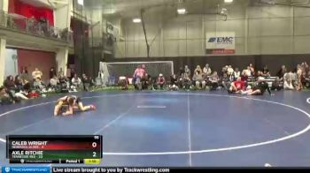 95 lbs Semis & 1st Wrestleback (8 Team) - Caleb Wright, Nebraska Silver vs Axle Ritchie, Tennessee Red