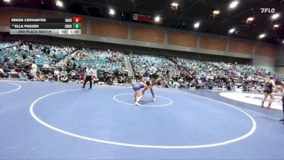 155 lbs 3rd Place Match - Reese Cervantes, De Anza vs Ella Paszek, Coronado