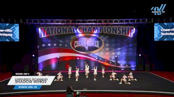 Cheer-riffic Techniques - Shadow Wings [2023 L1 Mini - D2 Day 2] 2023 ACP Southern Nationals
