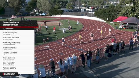 Women's 800m Track, Semi-Finals 7