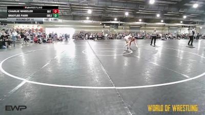 120 lbs Round Of 16 - Charlie Wheeler, Mat Rats Rebooted vs Braylee Farr, Team Owls