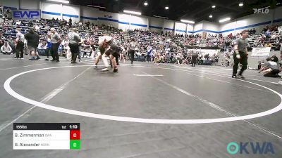 155 lbs Rr Rnd 2 - Braydon Zimmerman, Shelton Wrestling Academy vs Bronson Alexander, Norman North