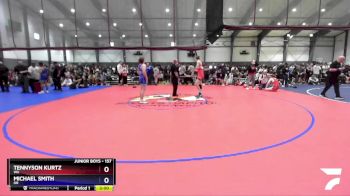 157 lbs Champ. Round 2 - Tennyson Kurtz, WA vs Michael Smith, OR