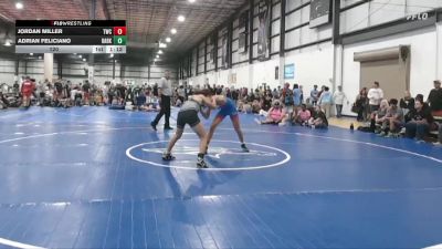 120 lbs Allday - Adrian Feliciano, DARKHORSE vs Jordan Miller, TRIANGLE WRESTLING CLUB